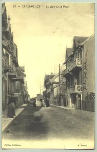 Postkarte Paris-Plage. Frankreich AK um 1930 ? () Le Touquet