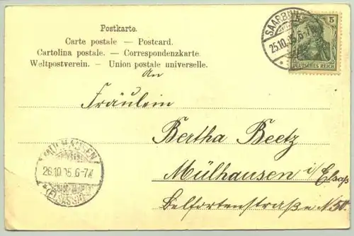 Saarburg. Frankr. AK 1905 (1026520)