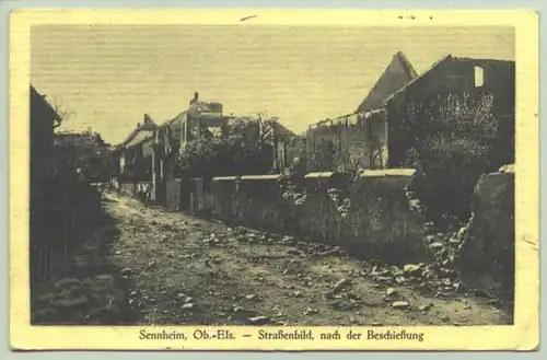 Sennheim. Frankr. AK 1916 (1026413)