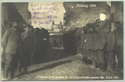 Somme-Py. Frankr. AK 1915 ()