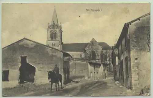 St. Souplet. Frankr. AK 1915 ()