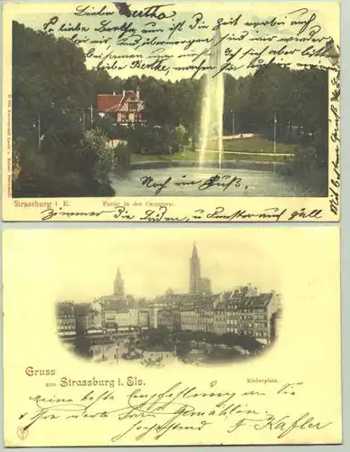 Strassburg. Frankr. 4 x AK ab 1897 ()