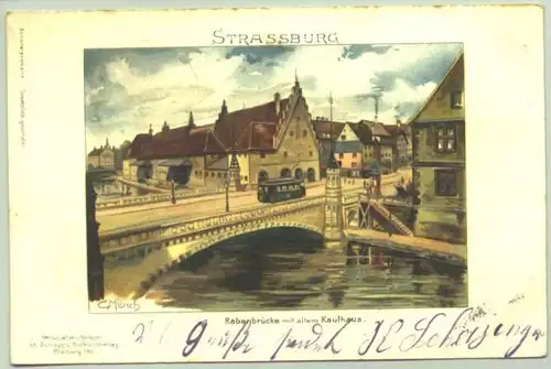 Strassburg. Frankr. AK 1900 (1026395)