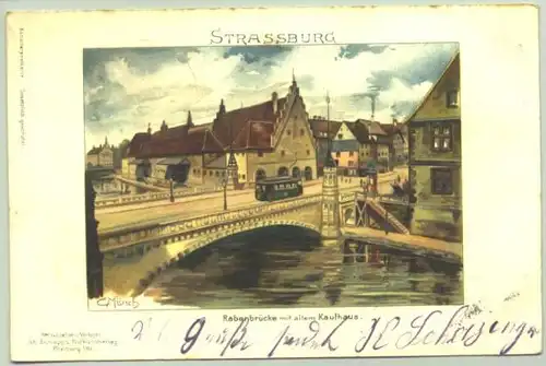 Strassburg. Frankr. AK 1900 ()