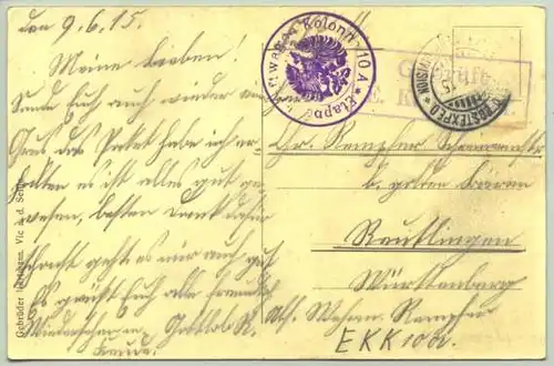 Vic a.d. Seille. Frankr. AK 1915 ()