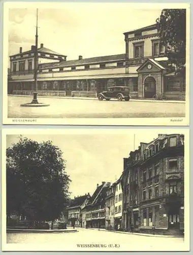 Weissenburg. Frankr. 2 x AK um 1915 ? ()