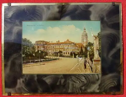 Foto /Glas Neustrelitz um 1900 ()