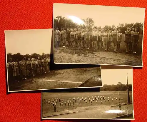 3 Fotos. Sportverein Karlsruhe. 1933 ? (1010504)