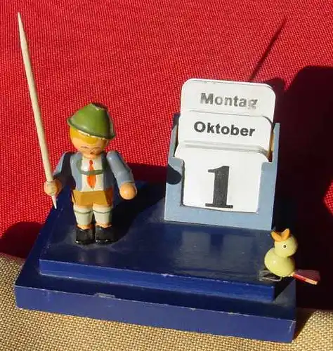 Alter Tischkalender mit Holzfig. (1031340)