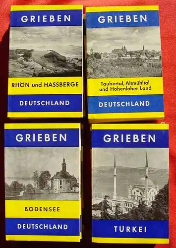 15 x GRIEBEN-Reisef. 1960er-70er J. ()