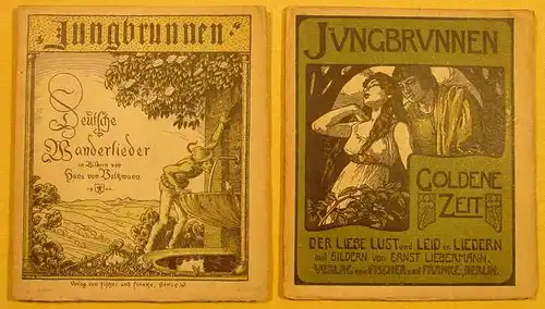 2 x Jungbr./ Lieder u. Kuenstl. um 1900 (2001822)