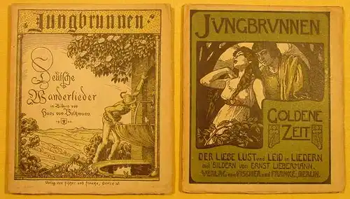 2 x Jungbr./ Lieder u. Kuenstl. um 1900 ()