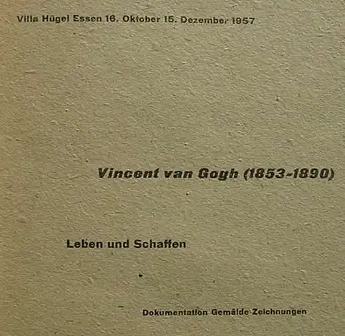 Katalog 'Vincent van Gogh' Essen 1957 (2002738)