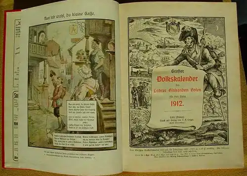 () Grosser Volkskalender des Lahrer Hinkenden Boten 1912