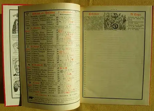 (0190105) Grosser Volkskalender des Lahrer Hinkenden Boten 1928