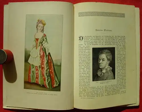 () Rosenberg "Antoine Watteau". Kuenstler-Monographien. 1896 Velhagen & Klasing, Bielefeld u. Leipzig