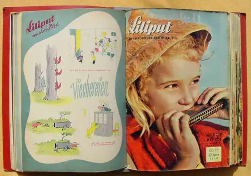 () Liliput Jugendzeitschrift Kompletter Jahrgang 1956 in Sammelmappe