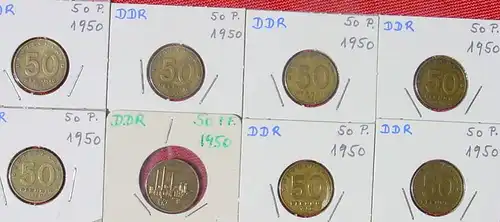 (1030717) 49 x DDR Muenzen ab 1948