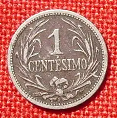 () Uruguay 1 Cent. 1901. Muenze