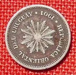 () Uruguay 1 Cent. 1901. Muenze