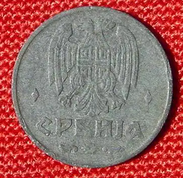 () Jugoslawien. 1 Dinar 1942. Muenze