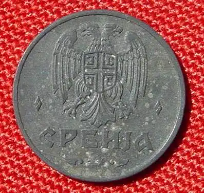 () Jugoslawien. 2 Dinar 1942. Muenze