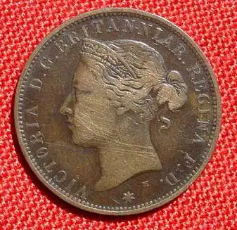 () Jersey. 1/12 Shilling 1877. Muenze