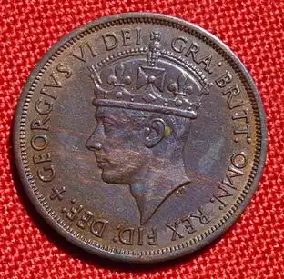 () Jersey. 1/12 Shilling 1945. Muenze