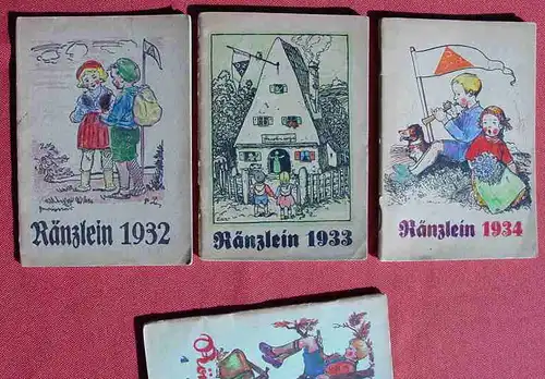 (1012153) 'Raenzlein' Jahrbuechlein Jungvolk. 1932, 1933, 1934, # Jugendherberge