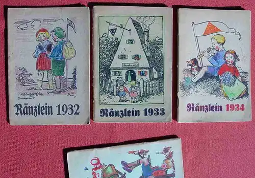 () 'Raenzlein' Jahrbuechlein Jungvolk. 1932, 1933, 1934, # Jugendherberge