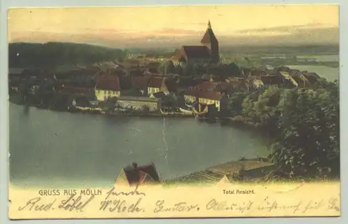 () Ansichtskarte. Gruss aus Mölln. 1903. PLZ-Bereich 23879