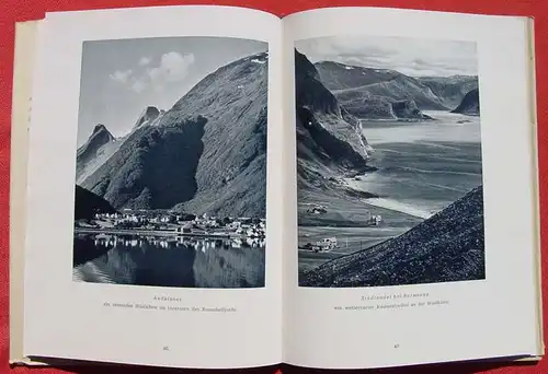 (1015205) "Das Land der Mitternachtssonne" Erinnerungsbuch an Norwegen. Bildband. 1942 Weissbach, Heidelberg