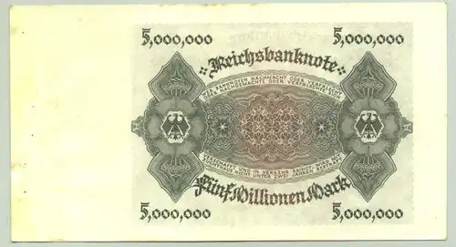 () Reichsbanknote Deutsches Reich, 5 Millionen, Berlin 1. Juni 1923