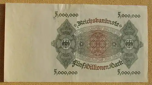 () Reichsbanknote Deutsches Reich, 5 Millionen, Berlin 1. Juni 1923