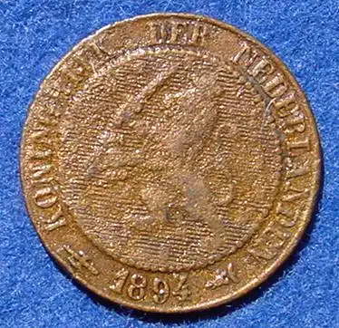 () Muenze. Niederlande. 2,5 Cents 1894