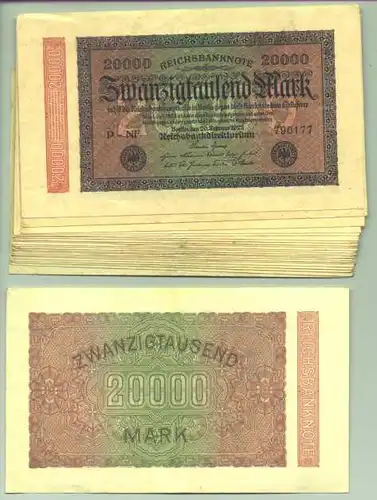 () 23 x 20.000 Reichsmark 1923, Katalog : Ro. 84 d