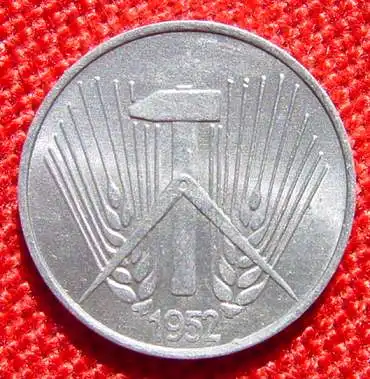 () DDR 1 Pfennig 1952 A. Sehr guter Zustand !