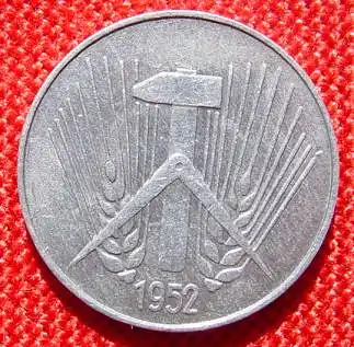 (1039531) DDR 10 Pfennig 1952 A. Guter Zustand !