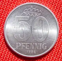(1039533) DDR 50 Pfennig 1958. Sehr guter Zustand !