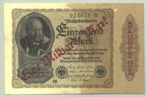 (1028397) Deutsches Reich. 1 Milliarde Reichsmark 1922/23, Ro. 110 c, TOP-Zustand