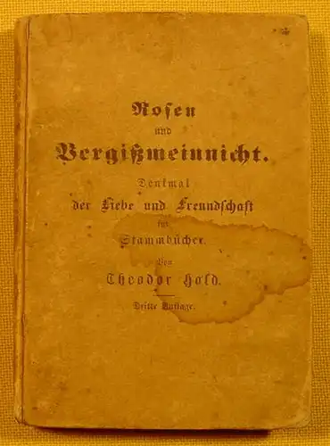 'Vergissmeinnicht' Spruechlein. Reutl. 1855 (2001866)