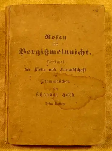 'Vergissmeinnicht' Spruechlein. Reutl. 1855 ()