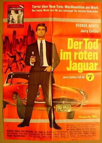 Neu : Versandkosten ab Euro 6,00  /  Jerry Cotton Filmplakat 7 um 1968 ()