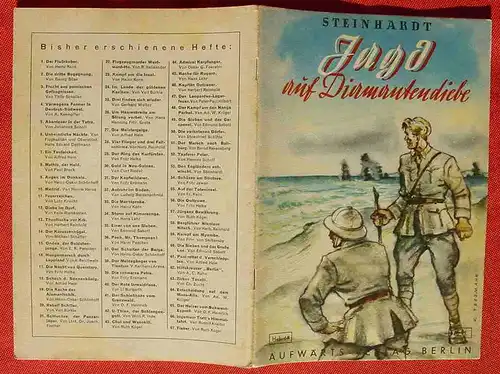 (1047442) Aufwärts-Jugend-Bücherei, Heft Nr. 68 "Jagd auf Diamantendiebe" Von Steinhardt. Siehe bitte Beschreibung u. Bilder