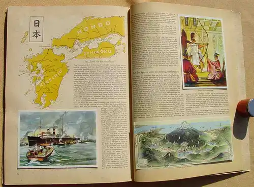 () "China - Tibet - Japan". Sanella-Sammelbilder-Album. Margarine-Union, Hamburg. Komplett !