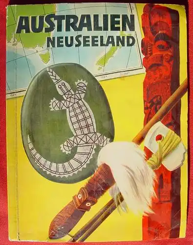 () Australien Neuseeland. Sanella Margarine Sammelbilderalbum 1950er Jahre