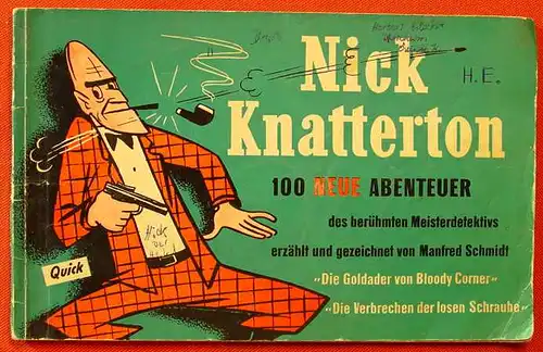 (1038484) Manfred Schmidt. Nick Knatterton, Band 2. Verlag Martens, Muenchen 1953