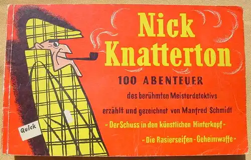 (1042398) Nick Knatterton-Comic-Album I. Rotes Album 1952, 21. - 40. Tausend