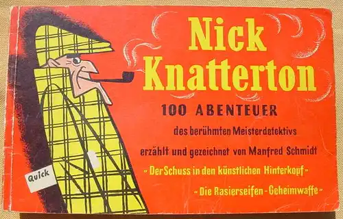 () Nick Knatterton-Comic-Album I. Rotes Album 1952, 21. - 40. Tausend