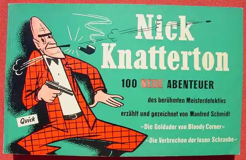 (1042399) Nick Knatterton-Comic-Album II. Gruenes Album 1956, 59. - 68. T. (TOP Zustand !)